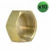 BOUTTé Lot De 10 Bouchons Laiton Femelle à Visser Pour Tube Cuivre - Dimensions: 12x17 2 BOUTTé Lot De 10 Bouchons Laiton Femelle à Visser Pour Tube Cuivre - Dimensions: 12x17 -BOUTTé Soldes 14154956 1