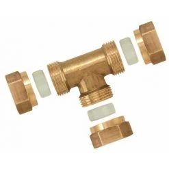 Boutté 3157331 Té Laiton Bague Delrin Tube Ø12