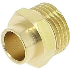 BOUTTé Lot De 10 Manchons Laiton Mâle à Visser / Souder Fer-cuivre - Dimensions: 12x17 - Ø Tube: 14