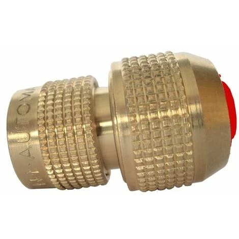 Boutté Raccord Rapide Rouge Automatique Laiton Aquastop Ø19 3 Boutté Raccord Rapide Rouge Automatique Laiton Aquastop Ø19