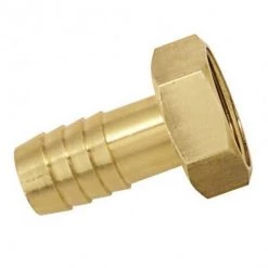 BOUTTé Embout Femelle Laiton - Filetage: 15 X 21 - Ø Tuyau Mm: 15 - Ø Crans: 16.5