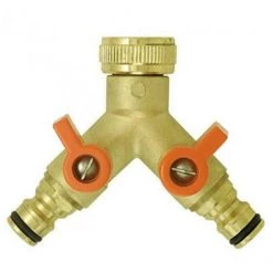 BOUTTé Sélecteur 2 Sortie Laiton