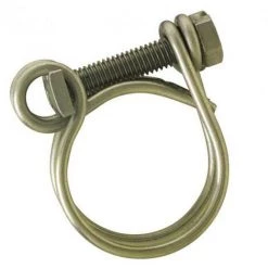 BOUTTé Collier Double Fils Acier - Cond. /pcs: 2 - Ø Mini - Maxi Mm: 35 - 40